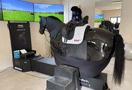 equipro-Reitsimulator in der Reitanlage Klosterhof Pillenreuth